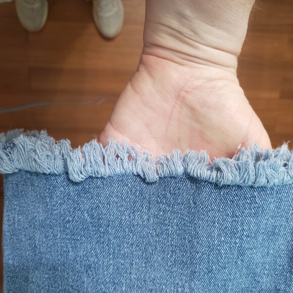 Use New Directions Women's Wide-Leg Trouser Size 14 Regular with Fringe Hem - Picture 7 of 9